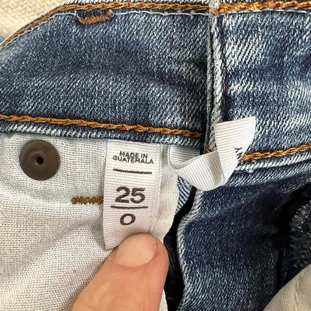 👖 Loft Women’s Modern Skinny distressed jeans size 0 - Picture 4 of 5